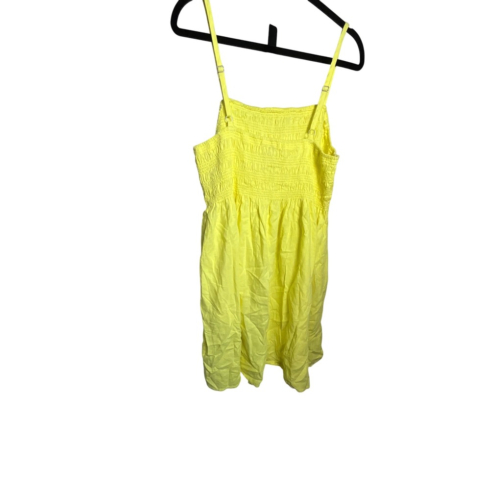 Universal Thread Yellow Dress Women's  Smocked Casual Summer - Picture 5 of 9
